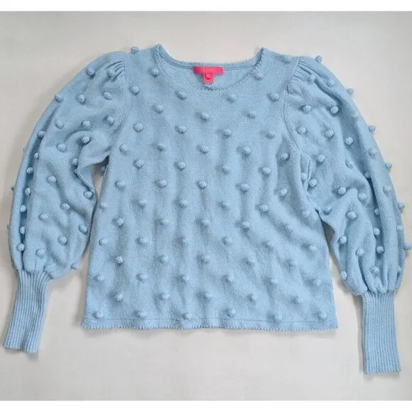 Lilly Pulitzer Kippa Sweater Ravello Blue Size Large - Picture 6 of 12